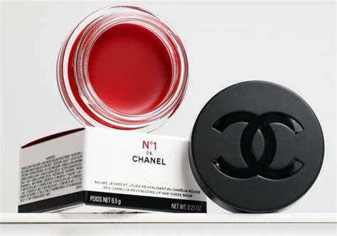 chanel red camellia lip balm